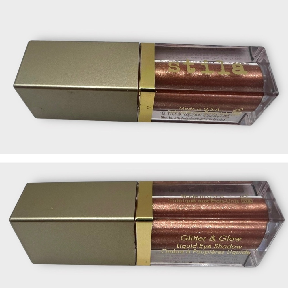 Stila Glitter & Glow Liquid Eye Shadow Rose Gold Retro NWOT